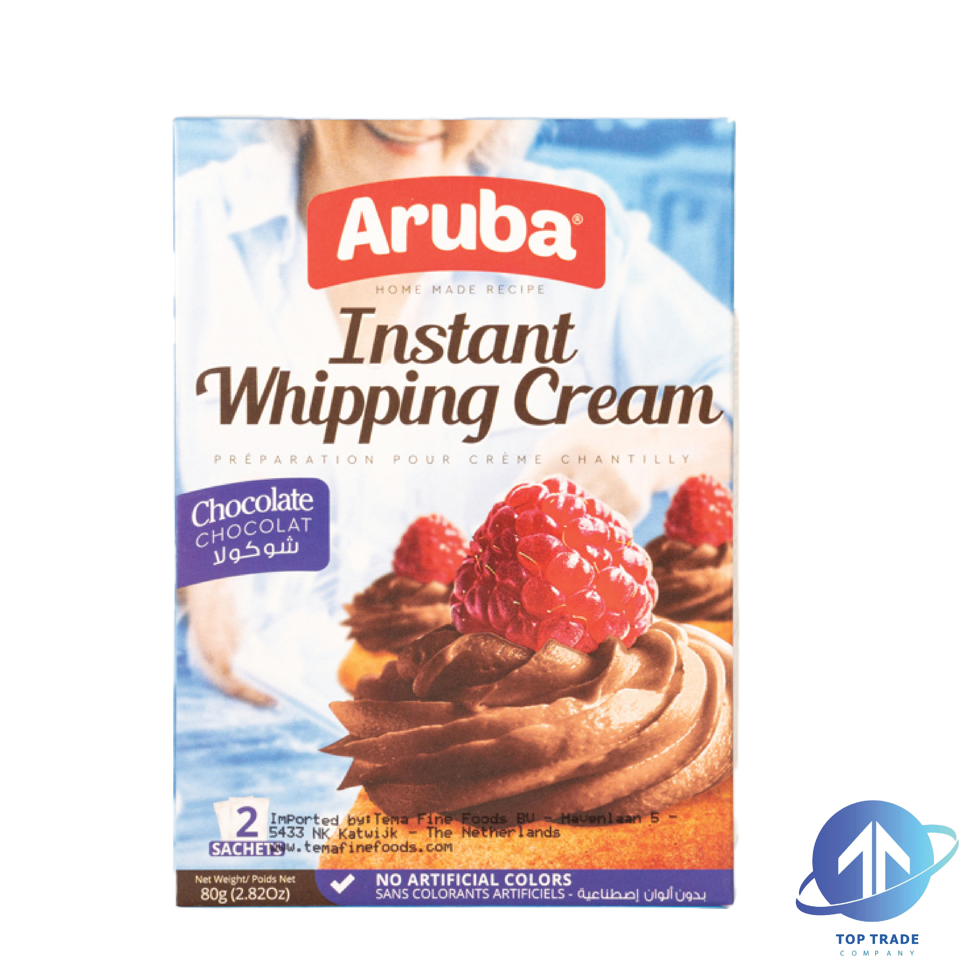 Aruba  instant whipping chocolate cream 80gr 